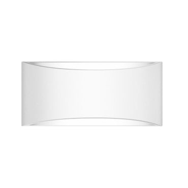 Nova Luce Otello - applique murale - 30 x 9,5 x 14 cm - plâtre blanc