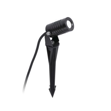 Faro Balder - spot de sol sur pointe - 8 x 4 x 28 cm - 3W LED inclus - IP67 - noir mat