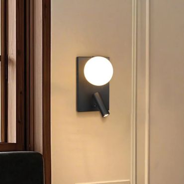 VK Lighting Vivo - applique murale - 12 x 21,8 x 12,7 cm - 3W LED inclus - noir