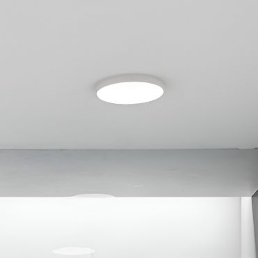 Nordlux Sóller 17 - lampe de plafond - Ø 17,9 x 2,5 cm - 9,5W dimmable LED inclus -  IP44 - blanc