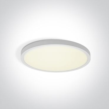 ONE Light Plafo - plafonnier - Ø 23 x 2,5 cm - 18W LED inclus - blanc
