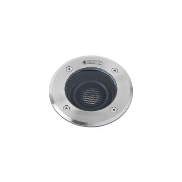 Faro Geiser Orientable - spot rond pour l'extérieur - Ø 180 mm, Ø 165 mm à encastrer - 15W LED inclus - IP67 - acier inoxydable satiné - 38 degrés