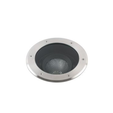 Faro Geiser Orientable - spot rond pour l'extérieur - Ø 260 mm, Ø 200 mm à encastrer - 29W LED inclus - IP67 - acier inoxydable satiné - 10 degrés