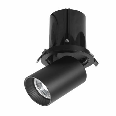 Nova Luce Juno - spot encastré - Ø 96 mm, dimension d’encastrement Ø 85 mm - 15W LED incluse - noir