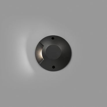 Faro Loth - applique murale - Ø 20 x 4,2 cm - 6W LED inclus - IP67 - noir mat