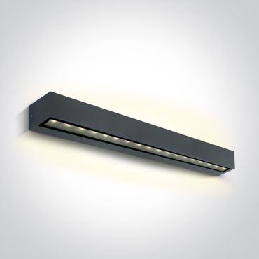 ONE Light Linear Outdoor Series Double Sided - applique murale - 50 x 7,6 x 6,6 cm - 2 x 13W LED inclus - IP65 - anthracite