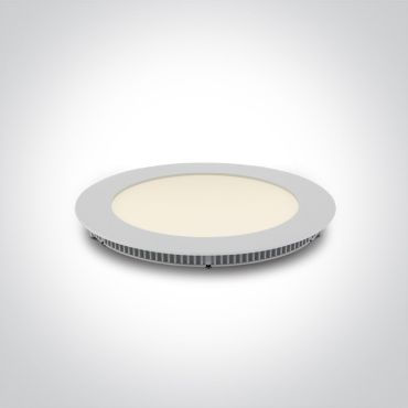 ONE Light Round Recessed Panel - plafonnier encastré - Ø 17,3 x 2,2 cm - 12W LED inclus - blanc - CCT