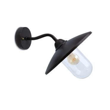 Faro Wally - applique murale - 30 x 37,4 x 30 cm - IP44 - brun rouille