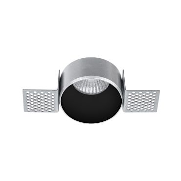 Nova Luce Brad - spot encastrable sans garniture - Ø 65 mm, Ø 72 mm encastrable - noir