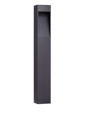 Nova Luce Maddi - lampe de jardin - 8,5 x 60 x 7,5 cm - 7W LED inclus - IP65 - noir sablé