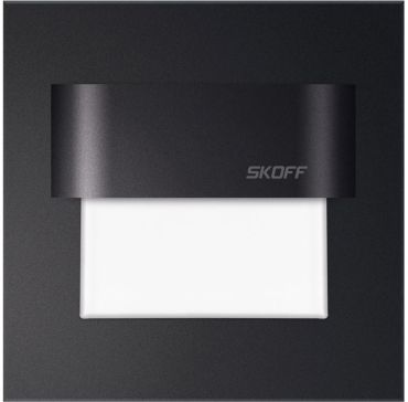 Skoff Tango Stick LED - applique murale en saillie - 73 x 73 mm - noir - 10V - 3000K