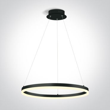 ONE Light LED Suspension Rings - lampe suspendue - Ø 60 x 150 cm - 40W LED inclus - noir