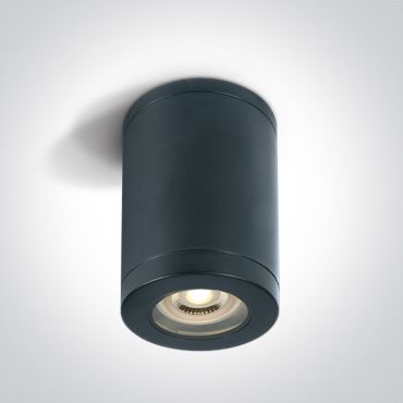ONE Light GU10 Outdoor Cylinder Lights - spot en saillie 1L - Ø 7,2 x 13 cm - IP65 - noir