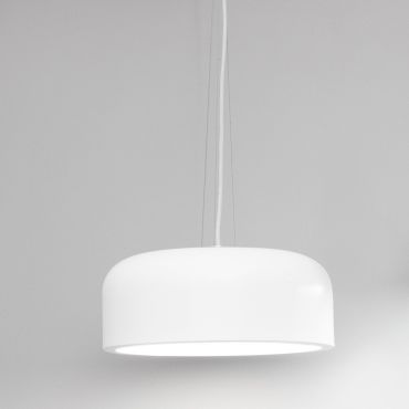 MODÈLE D’EXPOSITION - Nova Luce Perleto - lampe suspendue - Ø 35 x 133 cm - blanc