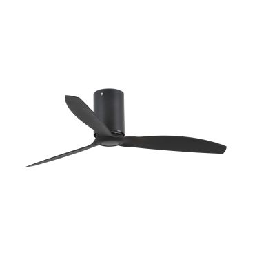 Faro Mini Tube - ventilateur de plafond avec télécommande - Ø 128 cm - noir mat