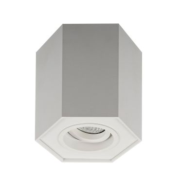 Zuma Line Polygon CL R - spot en saillie 1L - 12 x 12 cm - blanc
