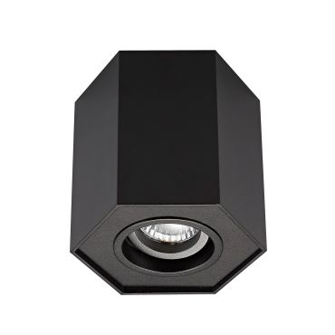 MODÈLE D’EXPOSITION - Zuma Line Polygon CL R - spot en saillie 1L - 12 x 12 cm - noir