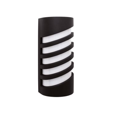 Nova Luce Lupo - applique murale extérieure - 11 x 8,5 x 25 cm - 10W LED inclus - IP65 - noir