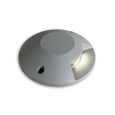 ONE Light Ground Surface Mounted Range - spot au sol - Ø 20 x 4,2 cm - 6W LED inclus - IP67 - gris