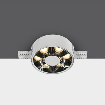 ONE Light Trimless Mirror Range - spot à encastrer - Ø 78 mm, Ø 78 mm taille d'encastrement - 6W LED inclus - blanc