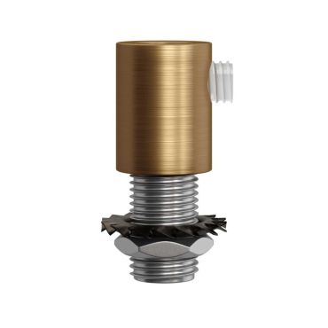 Creative Cables - connecteur de cordon - Ø 1,3 x 1,7 cm - design métallique - décharge de traction - bronze brossé