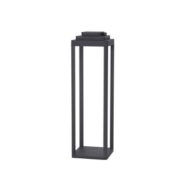 Nova Luce Figi - lampadaire portable avec port USB - 50 cm - 2W LED dimmable inclus - IP65 - anthracite