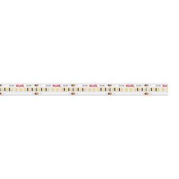 KLUS Bande LED - largeur 1cm, longueur 500cm - 24Vdc - dimmable - 9,6W LED par mètre - 240 LED par mètre - IP20