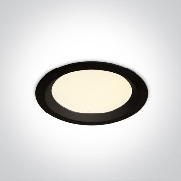 ONE Light UGR19 CCT V Range - spot encastrable - Ø 135 x 48 mm - 13W LED inclus - IP44 - noir