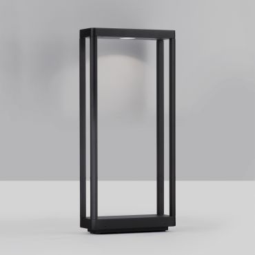 Nova Luce Cosmic - lampe de jardin - 23 x 50 x 8,6 cm - 8W LED inclus - IP65 - anthracite foncé