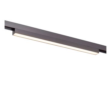 Lucide Linial Glyx - système de rail magnétique - spot sur rail - 30,2 x 1,9 x 2,7 cm - LED 11W incluse - Fonction de gradation et couleur de lumière réglable via l'application - noir chrome mat