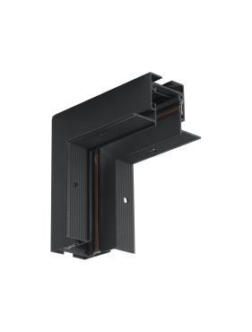 Nova Luce V-Connector - connecteur d'angle pour profilé magnétique encastré - 10,5 x 6,5 x 3,9 cm - noir sable