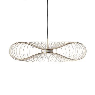 VK Lighting Synnefo - lampe suspendue - Ø 74 x 146,5 cm - 8W LED inclus - or
