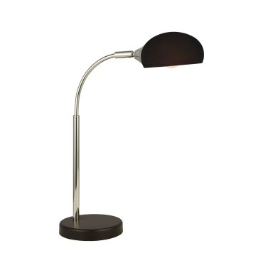 Searchlight Astro - lampe à poser - 15 x 49 cm - noir et chrome