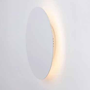 Nova Luce Cyrcle - applique murale - Ø 22 x 3,2 cm - 12W LED inclus - blanc sable