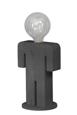 ETH Adam - lampe de table - 16 x 24 cm - gris