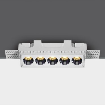 ONE Light Trimless Mirror Range - spot encastrable - 137 x 40 mm, 145 x 41 mm taille d'encastrement - 12W LED inclus - blanc