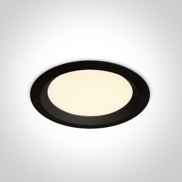ONE Light UGR19 CCT V Range - spot encastrable - Ø 190 mm, Ø 170 mm taille d'encastrement - 20W LED inclus - IP44 - noir
