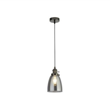 Searchlight Pendants - lampe suspendue - Ø 14 x 150 cm - noir