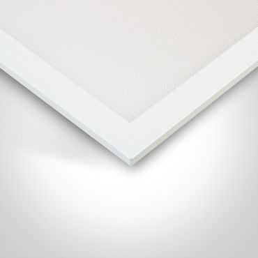 ONE Light 40W Backlit Panel - panneau encastré rétro-éclairé à LED pour plafonds suspendus à rail en T - 59,5 x 59,5 x 3 cm - 38W LED inclus - IP65 - blanc