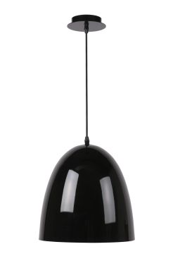 MODÈLE D’EXPOSITION - Lucide Loko - lampe suspendue - Ø 30 x 120 cm - noir