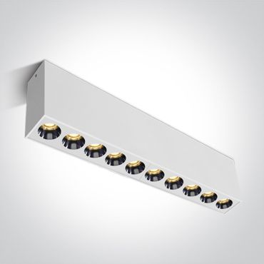 ONE Light Dark Light Plafonniers - plafonniers - 27,3 x 3,7 x 8,3 cm - 24W LED inclus - blanc