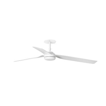 Faro Cruiser XL - ventilateur de plafond avec lumière et rosace encastrée - Ø 160 cm - blanc mat