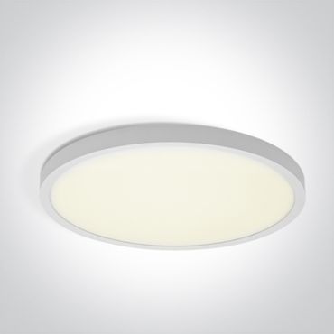 ONE Light Plafo - plafonnier - Ø 50 x 2,7 cm - 40W LED inclus - blanc