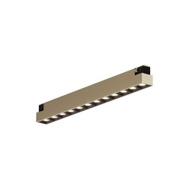 Lucide Linial Xenia - système de rails magnétiques - spot sur rail - 23,2 x 1,9 x 2,7 cm - LED 10W incluse - Fonction de gradation et couleur de lumière réglable via l'application - champagne