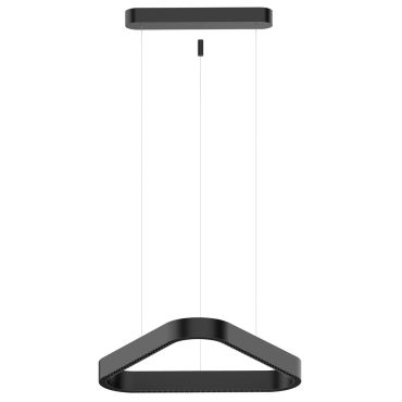 VK Lighting Aria - lampe suspendue - 60 x 306 cm - 60W dimmable LED inclus - noir