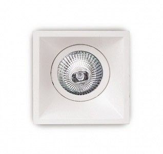 Maxlight Technics - spot encastré 1L - 82 x 82 mm, Ø 78 mm encastré - blanc