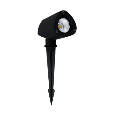 Nova Luce Inside - spot de sol sur piquet - 28 cm - 7W LED inclus - IP65 - noir
