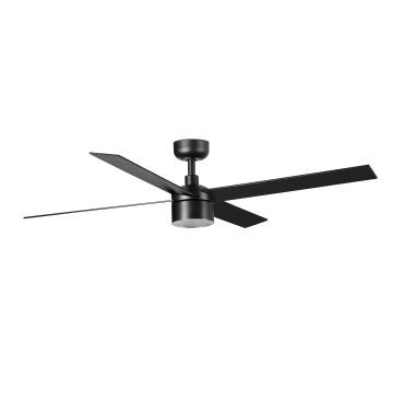 Faro Rudder Tek 4 L - ventilateur de plafond avec lumière - Ø 132 cm - mat noir - 3000K