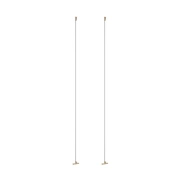 Lucide Linial - système de rails magnétiques - kit câble de suspension - 5 x 1,4 x 200 cm - champagne