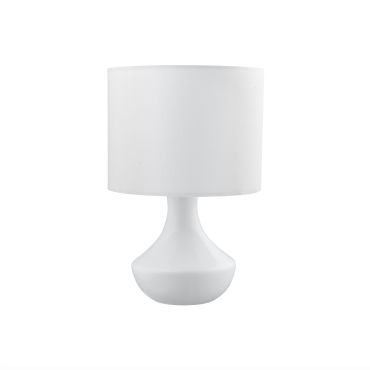 Nova Luce Rosia - lampe à poser - Ø 18 x 26 cm - blanc
